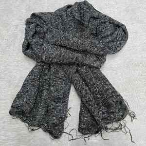 Luxurious Women <b>Square</b> 80x180cm Hand Woven Dyed Silk <b>Scarf</b> 12% Silk 88% Cotton Long Plain Style Soft Feel Winter Customizable - Product Image 1