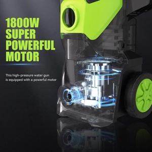 Laveuse de voiture électrique portable 1800W haute puissance 220v 150bar nettoyeur haute pression haute intensité Machine de nettoyage haute pression - Product Image 6