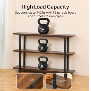 طاولة قهوة من الفولاذ المقاوم للصدأ الصناعية العتيقة الحديثة ، وحدة تحكم مدخل خشبية كلاسيكية لمدخل الرواق ، عتيقة مستعملة - Product Image 5