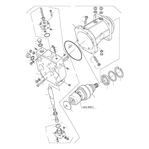 896 524 40 89652440 PC4000-6E מחפר בוכנה משאבה הידראולית PC4000-<span class=keywords><strong>6</strong></span> משאבת עקירה משתנה עבור komatsu - Product Image 1