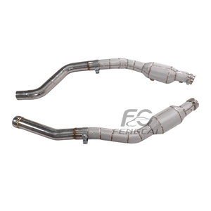 Tubo de Escape de Alto Flujo SS304 con Aislamiento Térmico para Mercedes Benz GLE63 AMG W167 ML63 V8, Mejora de Potencia - Product Image 5