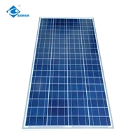 Chargeur portatif extérieur de panneau solaire 18V Panneau solaire stratifié par verre ZW-150W-18V Panneaux solaires photovoltaïques de cadre en aluminium de 150W