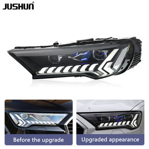 JUSHUN mise à niveau Laser Led Style phare phare dynamique Plug and Play pour <span class=keywords><strong>audi</strong></span> Q7 2020-2023 lampe frontale phare - Product Image 1