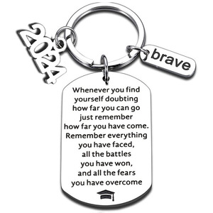 Llavero inspirador Regalo de graduación para ella Él College Boy Girl Behind You Todos tus recuerdos Llavero Mejor amigo Llaveros - Product Image 3