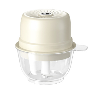 Electric <b>Garlic</b> Mincer Plastic Automatic Kitchen Food Grinder For <b>Garlic</b> Chili Meat - Product Image 4