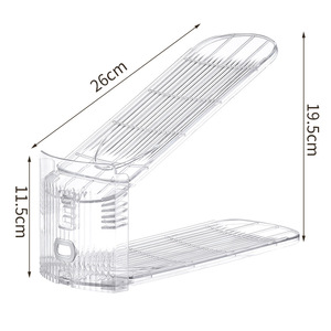 Customizable <strong>White</strong> Portable <strong>Shoe</strong> Organizer Adjustable Stable Rack Best Travel Holder for Smart Closet Home Furniture <strong>Storage</strong> - Product Image 3