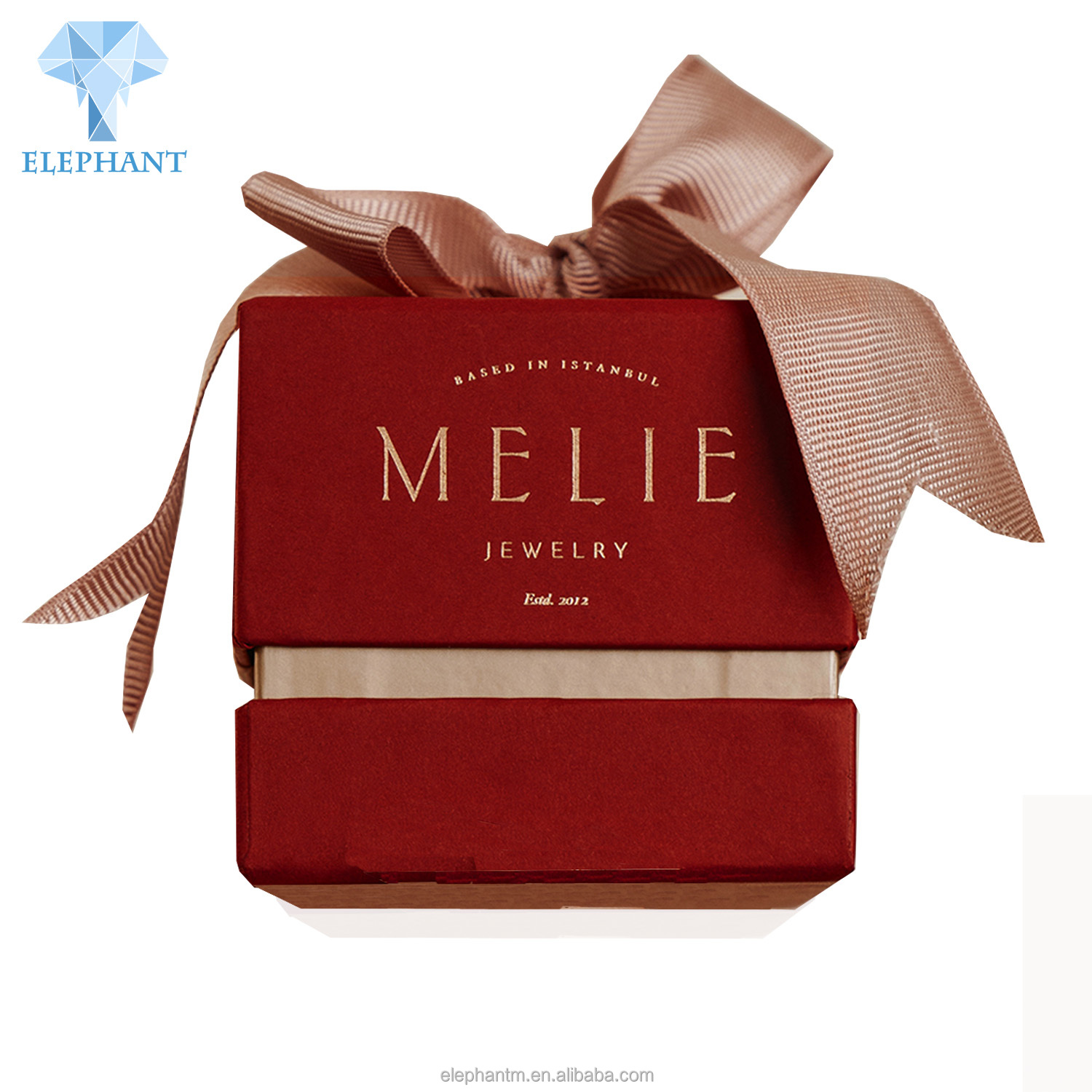 Custom Packaging Luxury Gift Pack Wedding Ring Jewelry Luxury Box Packaging