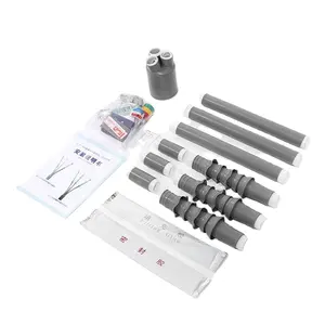 26-35KV silicone indoor outdoor cold shrink terminal kit silicone Rubber Gray Cable Accessories cold shrink termination
