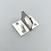 Loquet de rangement miniature en acier inoxydable, boucle de verrouillage antivol pour porte, étiquette de cadenas suspendue, boulons de meubles modernes