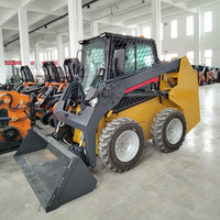 Livraison gratuite chargeurs diesel Chine Mini chenilles coulissantes Skidsteer chargeuses sur pneus avant haute qualité chargeuse compacte