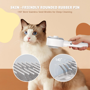 Pet Spray <b>Massage</b> Comb for <b>Cats</b> Dogs One-Click Sterilization Hair Removal Combing Cleaning - Product Image 3
