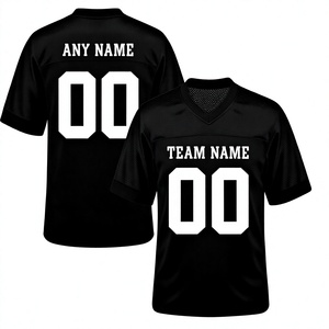 Camiseta Deportiva Personalizada de Fútbol Americano, Uniforme de Malla Unisex con Cuello en V y Manga Corta - Product Image 3