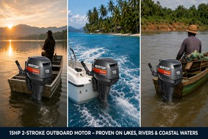 Motor fueraborda <span class=keywords><strong>Enduro</strong></span> 6B4 de 15HP y 2 tiempos, eje corto, aprobado por CE - Product Image 3