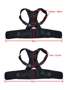 Correttore di postura magnetica per le donne uomini ortopedico corsetto sostegno per la schiena della cintura dolore alla schiena tutore magneti terapia - Product Image 5