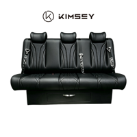 Canapé-lit électrique de luxe 4 places inclinable 025 KIMSEY pour toutes les voitures MPV, camping-cars et fourgonnettes