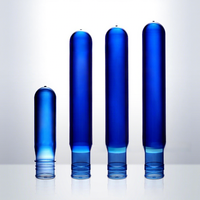 55-Port Blaue PET-Vorformrohre für Wasserspender-Eimer, Fünf-Gallonen-Flaschen-Crimpring-Stützring