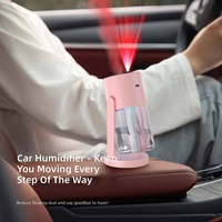 Humidificateur Colonne Ultrasonique Haute Qualité Effet Ciel Étoilé, à Clipser, Alimentation Batterie/Électrique, pour Voiture et Maison