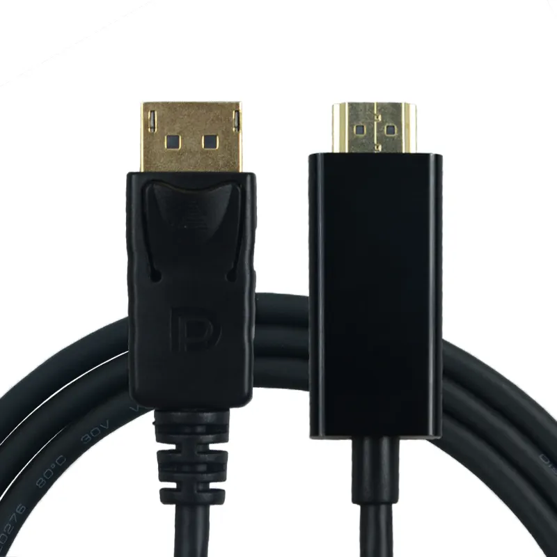 SIPU Kualitas Tinggi Pabrik Displayport Laki-laki untuk Hdmi Kabel DP untuk Hdmi Kabel 4K 60Hz