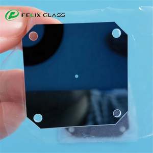 Substrat en verre optique FELIX, verre sodocalcique B270/K9 avec revêtement au chrome noir - Product Image 4