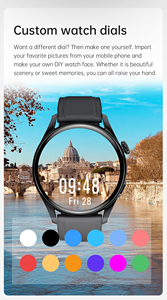 2023 nuovo Display rotondo Smart Watch VT33s temperatura Monitor dell'ossigeno nel sangue orologi di moda con risposta al telefono Ca - Product Image 6