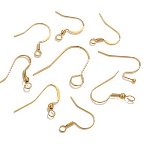 18K Gold Plated Classic Geometric S Shape <b>Earrings</b> <b>Hook</b> Jewelry Findings and Components Stainless Steel Jewelry Making - Product Image 1
