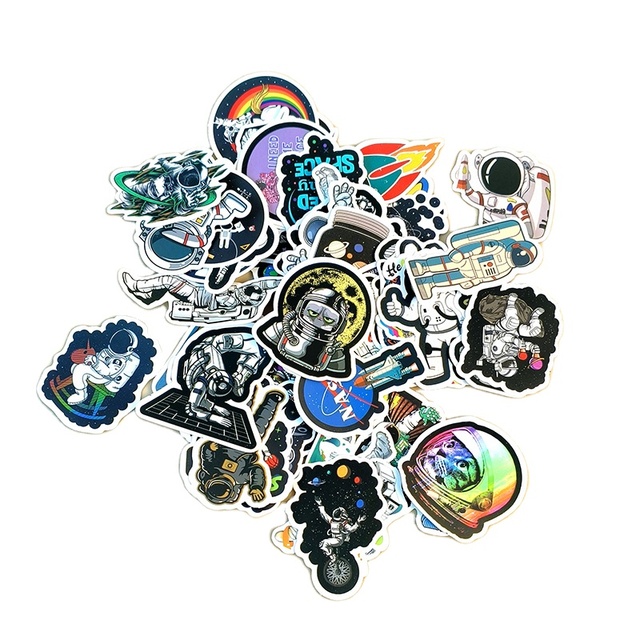 High Quality Durable Waterproof Cartoon Stickers Vinyl PVC Decoration Holographic Custom Printing Logo Laptop Die Cut Sticker
