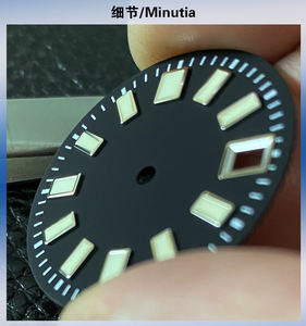 MOD Phụ Tùng Đồng Hồ 29Mm 62MAS Đồng Hồ Vô Trùng Màu Đen Mặt Số Nhật Bản C3 Siêu Sáng Có Dấu Hiệu Ngày Cửa Sổ Phù Hợp Với Chuyển Động Tự Động NH35A - Product Image 3