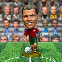 Muñeco de Estrella de Fútbol de EE. UU., Canadá y México 2026, Adornos Hechos a Mano de PVC, Forma Irregular, Modelo Romesia Mar, para Personajes de Recuerdo