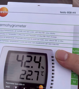 Nouvel instrument de mesure de la température et de l'humidité Testo 608-H2 (0560 6082) d'origine, prix bas, en stock - Product Image 3