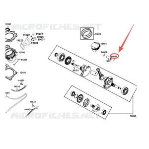 क्लिप-ऑन पिस्टन पिन 9460122000 <span class=keywords><strong>Kymco</strong></span> <span class=keywords><strong>Mxu</strong></span> 500 <span class=keywords><strong>550i</strong></span> Uxv 500 के लिए क्लिप-ऑन 500 एटाव मोटरसाइकिल पार्ट्स - Product Image 3