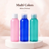 Bouteille en plastique PET Boston vide en gros, 60/100/120/200/250 ml, avec bouchon à clapet, taille personnalisée disponible, service OEM/ODM, cosmétique