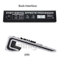 Mélangeur audio de studio sans fil 16 canaux Interface de contrôleur de son DJ Lecteur USB Prise microphone XLR Entrée/sortie 48V Alimentation RCA