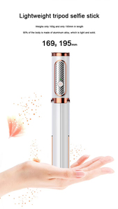 Hồng 360 độ xoay Tripod chống rung máy ảnh có thể được xoay cầm tay phổ <span class=keywords><strong>Bluetooth</strong></span> xách tay mini du lịch chụp ảnh tự sướng thanh - Product Image 3