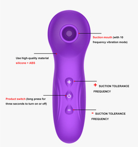 Vibrador de succión de 10 frecuencias para mujer, mini estimulador de pezones Honey Bean, juguete sexual para adultos 50DP, silencioso - Product Image 6