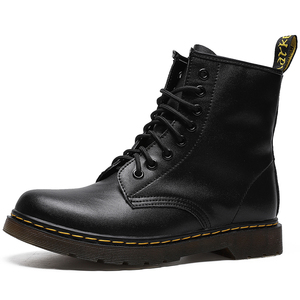 Botas Sendra 1918 Strong Motera para hombre cuero negro arnés fijo