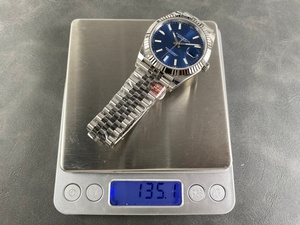 high top quality luminous watch Waterproof 41mm VS Factory V2 904L Steel 3235 Movement Blue Diver watch - Product Image 6
