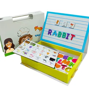 Custom Magnetic Book Educational Set Jigsaw Puzzle Busy Toy With Logo Suitable For Kids Children Ages 3+