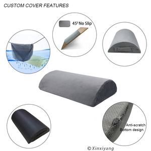 Funda antideslizante de tamaño personalizado de alta calidad, Media cilindro, cómoda, espuma de memoria, cojín de descanso de pies para debajo de escritorio - Product Image 4