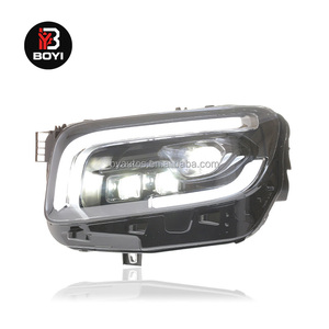 Phare de voiture pour Mercedes-Benz GLB X247 2020-2024, mise à niveau des phares, phares LED blancs et jaunes DRL, phares à projecteur LED - Product Image 4