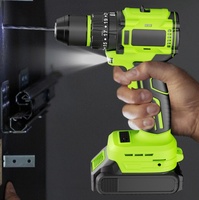 Nouvelle perceuse sans fil multifonctionnelle 21V à batterie lithium-ion haute puissance, outil électrique sans balais, très vendue pour la maison