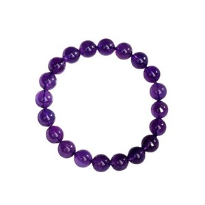 Simple Elegant Imitation <b>Amethyst</b> <b>Bracelet</b> For Women Deep Purple Transparent Bead <b>Bracelet</b> Gift Jewelry - Product Image 5
