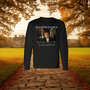 Camiseta de manga larga Pride Prejudice Mr Darcy con diseño de cita de la película - Product Image 3