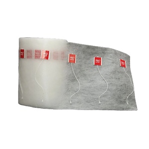 Thân thiện với môi dùng một lần trà túi giấy cuộn không dệt nylon & PLA sợi Ngô tam giác lưới lọc túi với chuỗi tag - Product Image 1