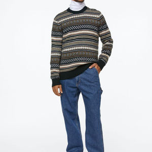 <span class=keywords><strong>Pull</strong></span> d'automne de couleur unie imprimé au crochet <span class=keywords><strong>fait</strong></span> <span class=keywords><strong>maison</strong></span> peut être personnalisé LOGO 100% coton hommes - Product Image 4