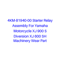 4KM-81940-00 Rakitan Relay Starter Untuk Sepeda Motor Yamaha XJ 900 S Diversion XJ 600 SH Suku Cadang Mesin