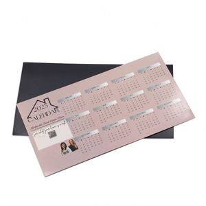 2026 Wholesale Best Selling High Quality Custom Calendar Magnetic Sticker Advertising Card Paper <b>Fridge</b> Magnet - Product Image 1