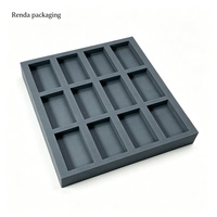 Mousse de protection personnalisée professionnelle emballage intérieur carré insert en mousse fente pour carte étui de protection de voyage boîte en mousse Eva flexible