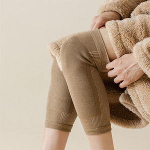 Wool Knee Warmers Thickened For Women Winter Keep Warm Leg Coverings Adult Size - Product Image 3