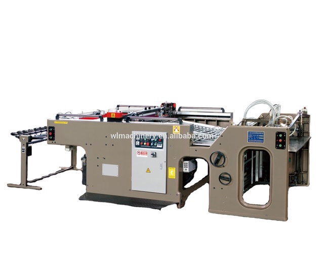 Fully Automatic Stop Cylinder Silk Screen Press Printing Machine