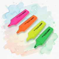 Stylo marqueur MACACO simple, grande capacité, à tête inclinée, avec encre fluorescente